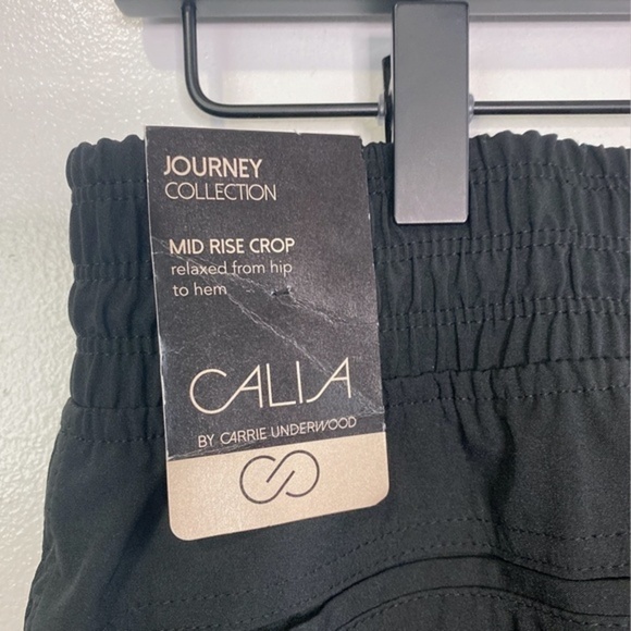 NWT Calia by Carrie Underwood Mid Rise Crop Jogger Pants Black S‎ - Picture 7 of 9